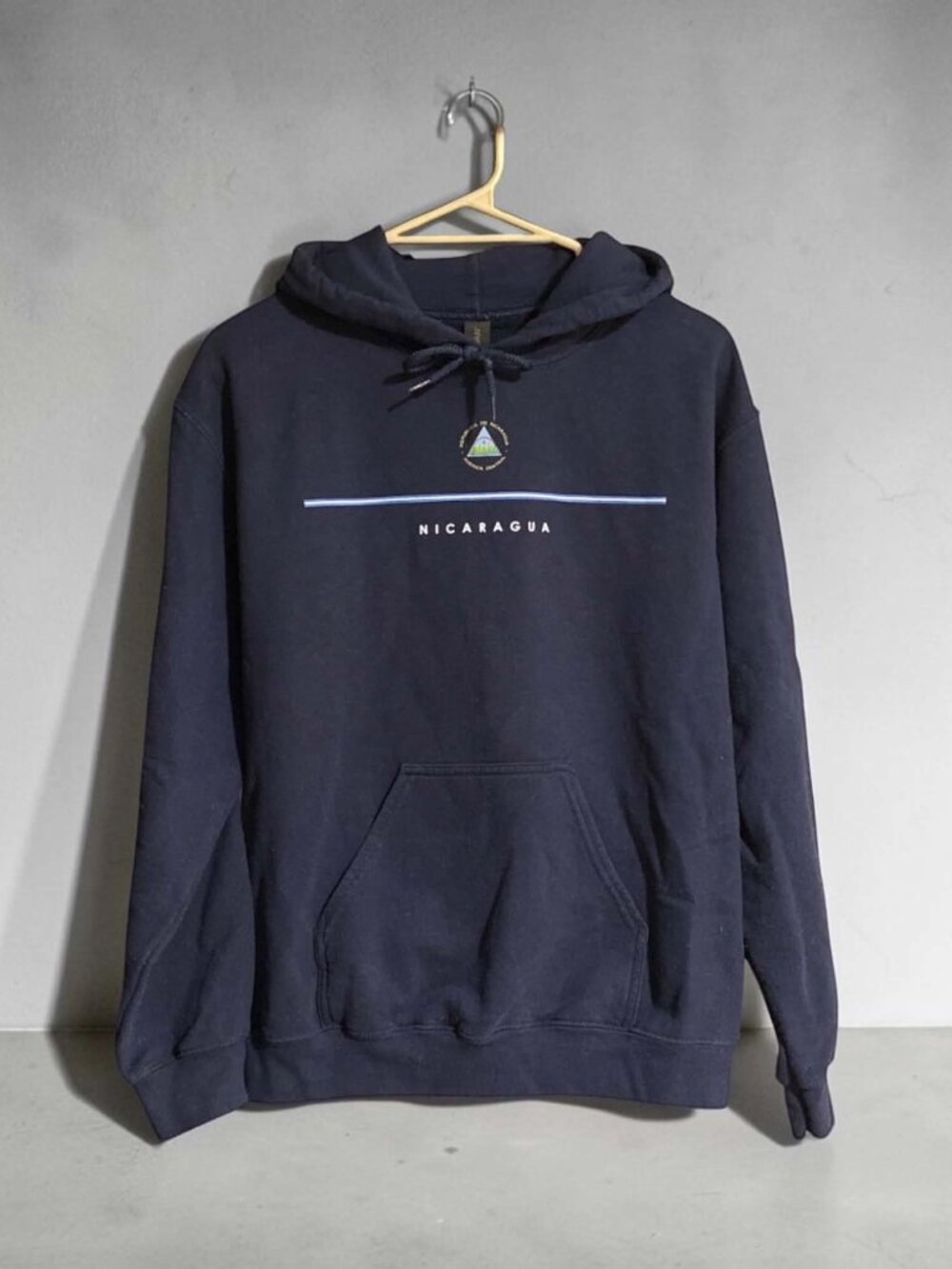 Nicaragua Custom Graphic Hoodie/Sweatshirt Small Navy